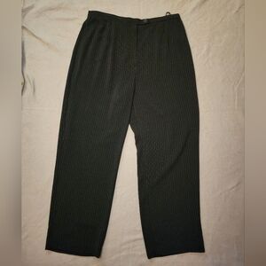 NWT Black Pinstripe Slacks